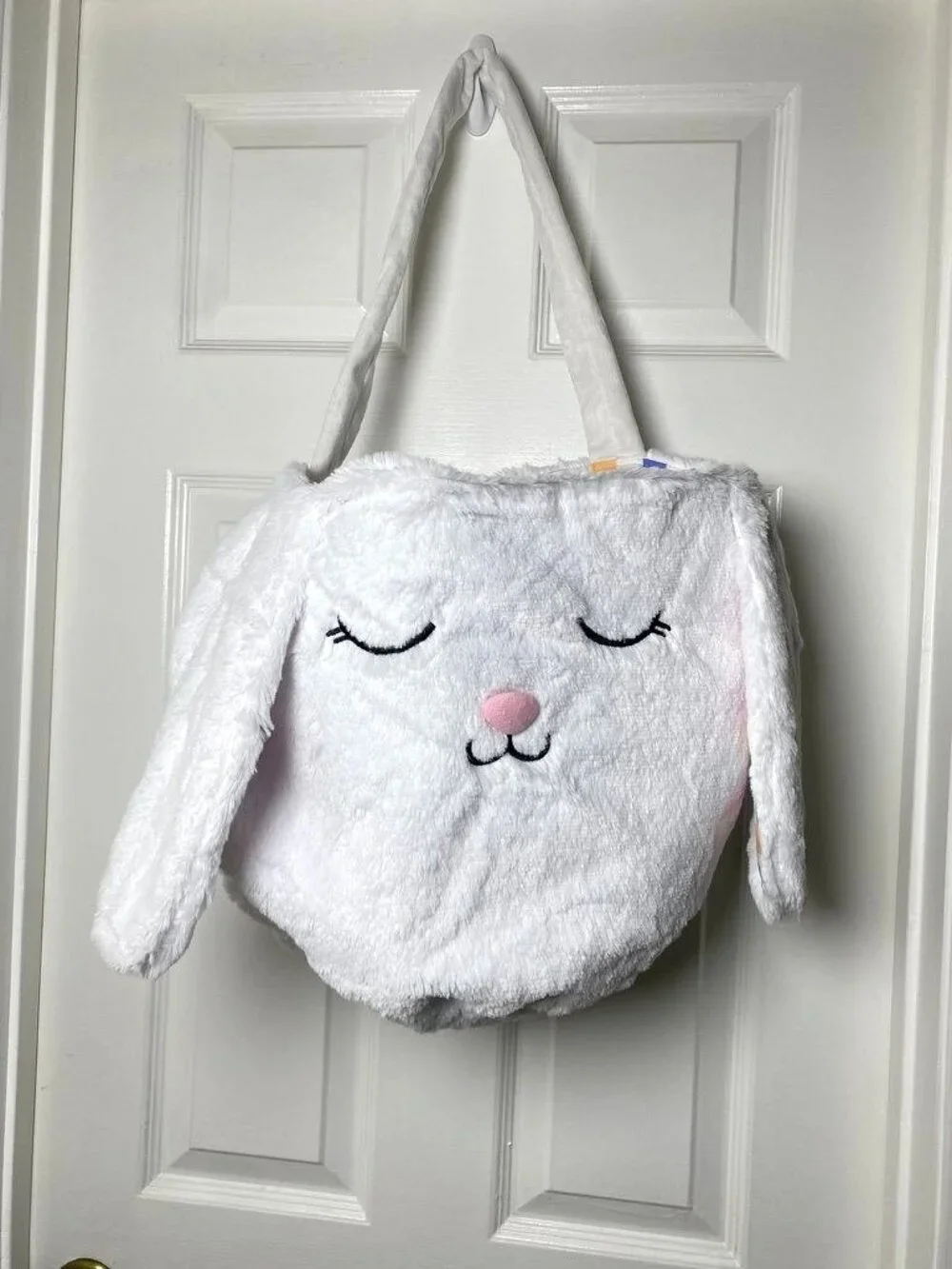 Target Easter Jumbo Plush Bunny Basket - Spritz™ NWT Decor Storage